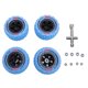 thumbnail image 2 of Neumlicos de Ruedas de Rastreador RC, Neumlicos Rc Rheels 4 PCS APARIENCIA CON ESTILO ANTISLIP CON TUERCA M3 M4 PARA 1/14 1/16 RC CRAWLER, 2 of 7