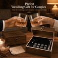 thumbnail image 6 of Kabuer Whiskey Glass Set of 2, Crystal Glasses with Chilling Stones, Perfect Wedding Gift for Couples, 6 of 6