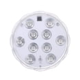 thumbnail image 3 of Submersible Pool Light with IR Remote Control Dimmable 10pcs RGBW LEDs Pond Fountain Lamp 16 Colors & 4 Lighting Modes IP68 Waterproof Underwater Light 3 * AAA Battery(not included) Powered, 3 of 8