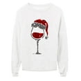 thumbnail image 6 of Rinsvye Top O Print Sweater Layering Long Sleeve Shirts For Women Casual Blouse Neck Long Long Sleeve Shirts For Women Christmas Sleeve Women'S Women'S Trashier Shirts Blouse Basics Long Sleeve Shirt, 6 of 6