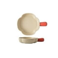 thumbnail image 1 of Ceramic High-value Handle Plate Baking Pan Can Be Used for Microwave Fruit Salad Plate, 1 of 2