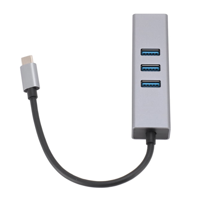 Hub De Datos USB C De 4 Puertos, Concentrador USB 3.0 De Transmisión De Alta Velocidad Eficiente De 5 Gbps Para Computadora