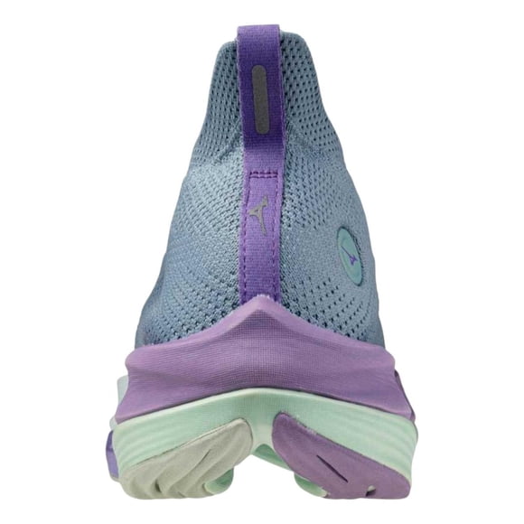 Tenis Mizuno Mujer Dama Neo Vista Gris Running verde 3.5 MX