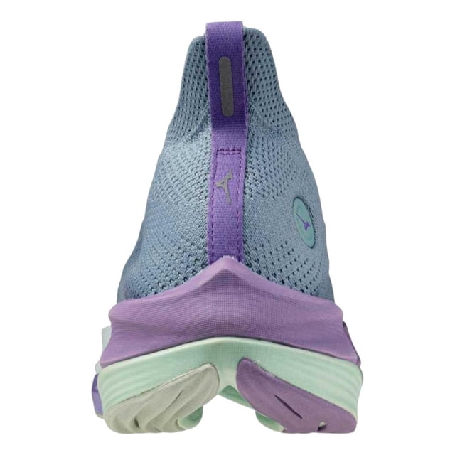 Tenis Mizuno Mujer Dama Neo Vista Gris Running verde 3 MX