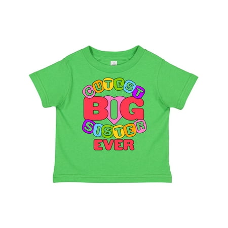 

Inktastic Cutest Sister Ever Gift Toddler Toddler Girl T-Shirt