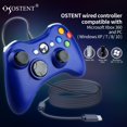 thumbnail image 2 of Mando OSTENT Xbox 360/PC con cable azul USB, 2 of 7