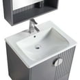 thumbnail image 3 of Venezian Collection - 24" Single Rock Gray Bathroom Vanity, - Chrome Handles.&nbsp;, 3 of 9