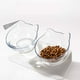 thumbnail image 3 of Cuenco de comida para gatos con postura elevada inclinada, protección para el cuello, antivómitos, soporte inclinado elevado de 15 grados, cuencos para mascotas para gatos y perros pequeños, 3 of 5