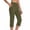 *1-Green, variant on Women's Straight Leg Capri Yoga Pants,High Waist Pull On Cropped Trousers For Women,Ladies Summer Butt Lift Workout Lounge Trousers with Pockets,Black,S-2XL