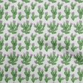 thumbnail image 1 of oneOone Viscose Chiffon Dark Green Fabric Cactus Sewing Material Print Fabric By The Yard 42 Inch Wide, 1 of 5