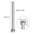 thumbnail image 2 of Straight Ejector Pins, 6.5mm Dia 65Mn Steel Round Tip Punch 100 Length for Mechanical 2Pack, 2 of 5