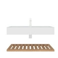 thumbnail image 2 of 36" Wall - Mounted Bathroom Vanity | Functional Design for Bathroom Storage | Acrylic Basin with Waterproof Edges | Prevents Water Flow and Installs Smoothly, 2 of 2
