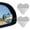 White, variant on Car Exterior Accessories Heart Shaped Blind for Cars Universal Fit Stick On Side Rearview Enhancer Cute Design for SUVs Trucks