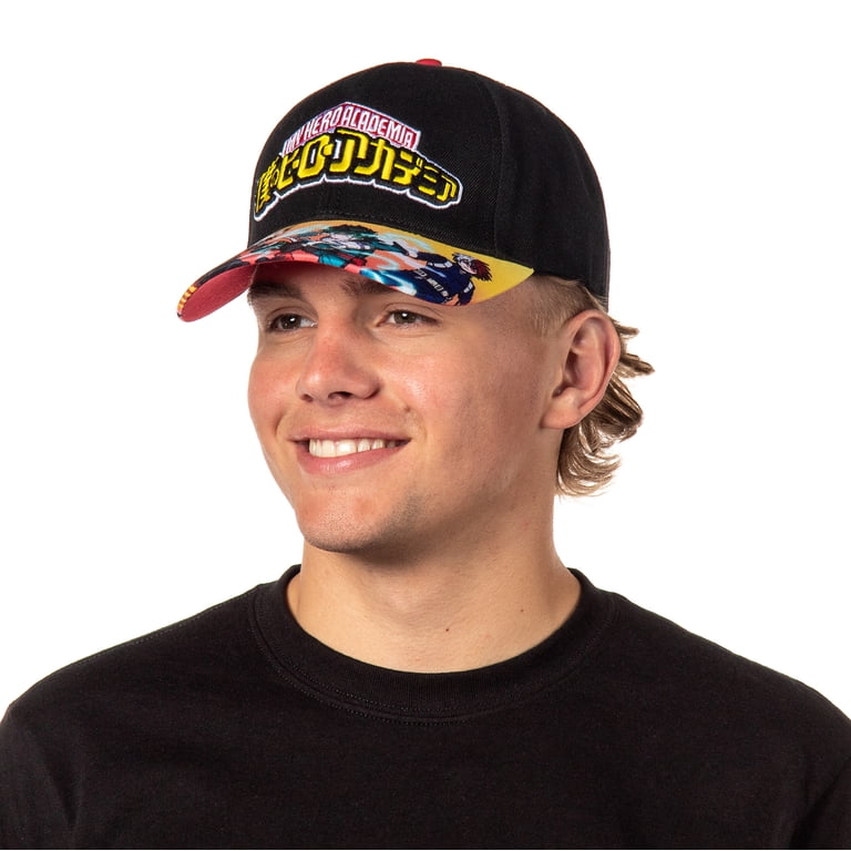 My Hero Academia Hat MHA BNHA Embroidered Logo 4 Character