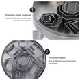 thumbnail image 5 of Raindrops Stainless Steel Baking Molds for Cookies and Biscuits Silver Multifunctional 24Pcs, 5 of 8