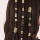 thumbnail image 5 of 90 piezas DIY peluca rastas accesorios malla extensiones de pelo huecas aro, 5 of 5