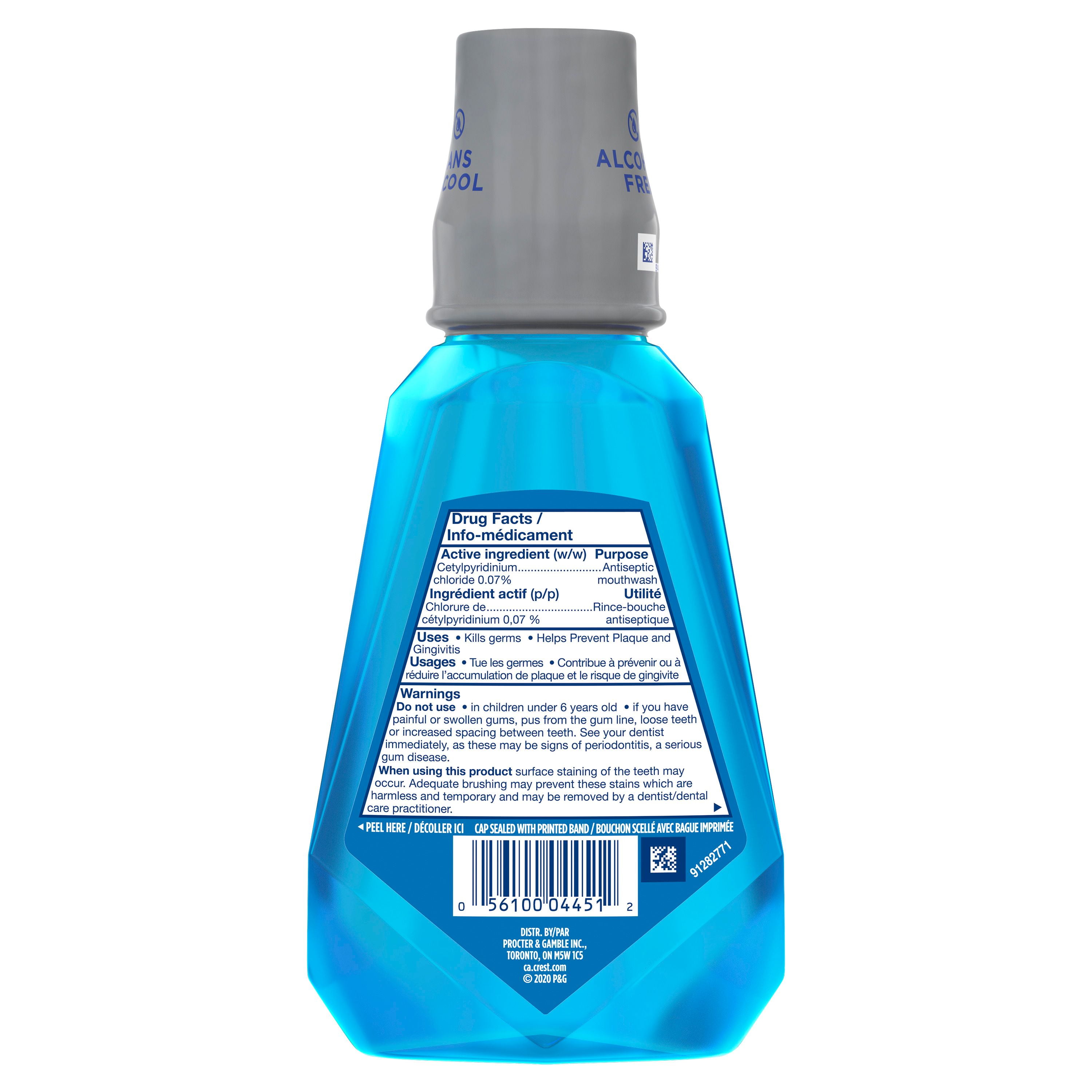 Crest Pro-Health Multi-Protection Clean Mint Mouthwash, 250 mL