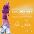 thumbnail image 3 of Ventilador portátil con nebulizador O2COOL Deluxe a pilas, 2 unidades, morado, 3 of 5
