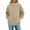 08#Beige, variant on Mock Neck Sweatshirt Women No Hood Turtleneck Tops Casual Oversized Y2K Long Sleeve Pullover Sweatshirts With Pockets Black S