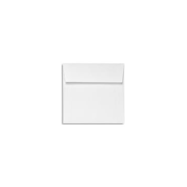 LUX 5 x 5 Square Envelopes 2 11/16 x 3 11/16  White Linen 8505-WLI-50