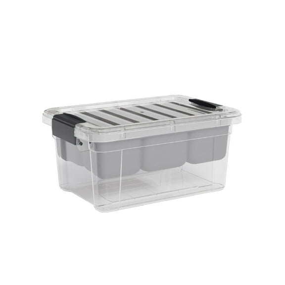 Superio Storage Container Organizing Bin with Removable Tray Plastic Tools, Sewing, Crafts Box, 11 Qt.