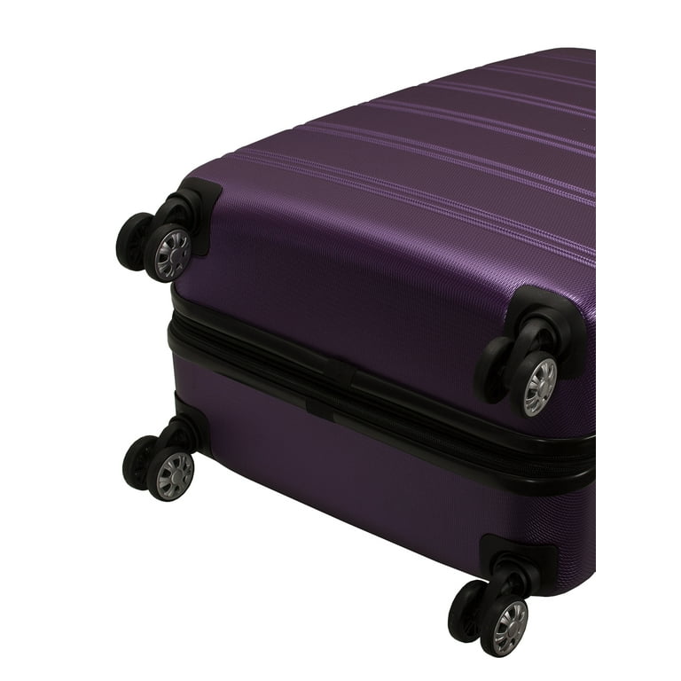 Rockland Melbourne 2-Piece Hard Carry-On and Suitcase Spinner