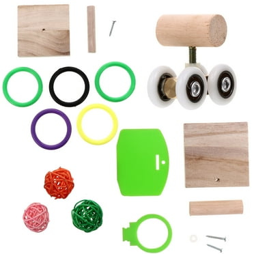 3 Sets Parrot Toy Bird Foraging Toys Trick Tabletop Training Kit Puzzle Intelligence