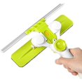 thumbnail image 3 of Nettoyeur de Fenêtre Télescopique en Aluminium, Outil de Nettoyage de Fenêtre à Angle Réglable Intelligent avec Raclette pour Fenêtre en Verre Double Face Externe, 3 of 6