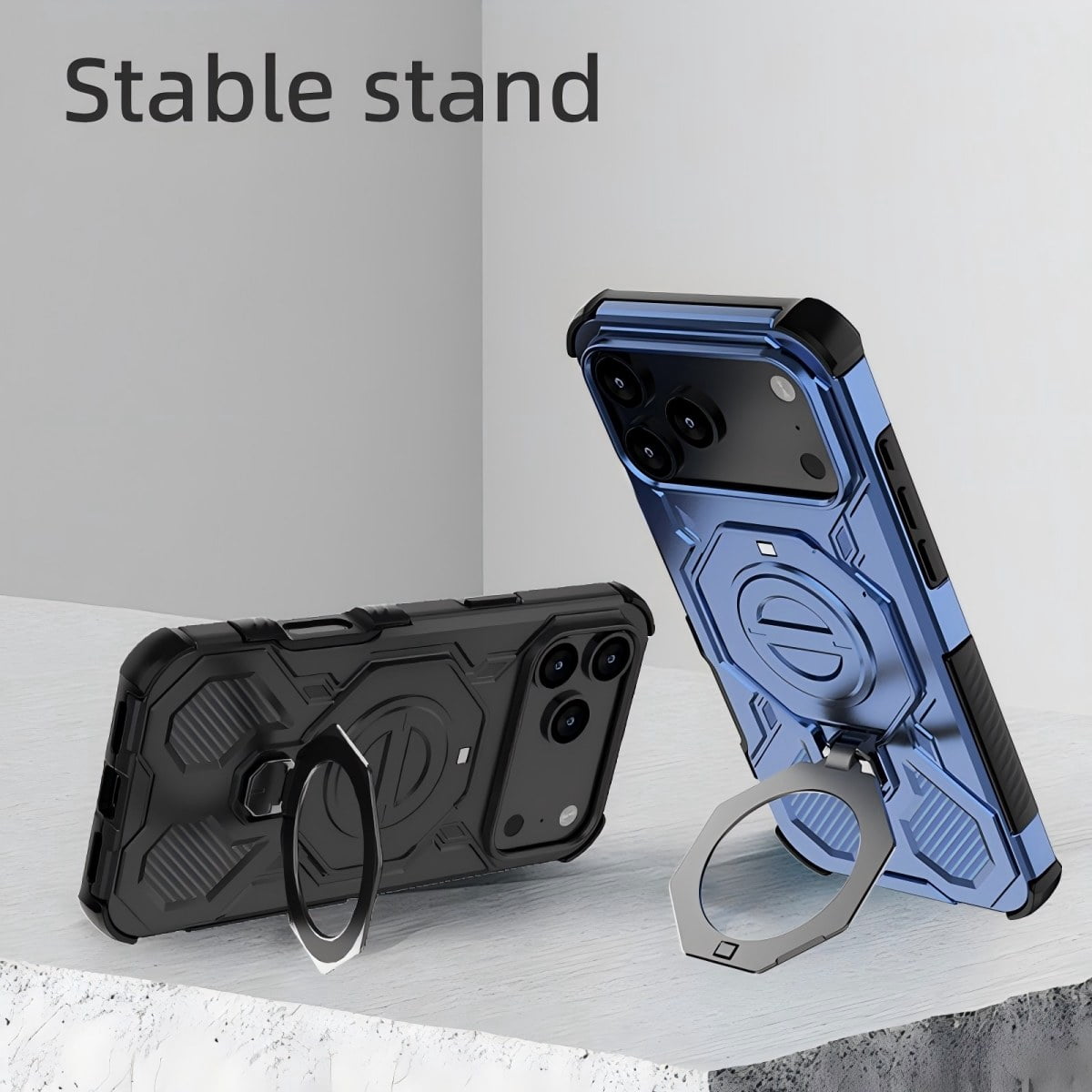 Case Cover Shockproof Kickstand Rugged Magnetic
