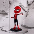 thumbnail image 4 of Figura Popular de cabeza grande de los vengadores, figura de Superman, Supergirl, Batman, Spider Man, modelo de adornos, juguete de periferia de Anime, versión Q, 8-17,5 cm（05，, 4 of 5