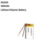 thumbnail image 1 of 3.7V 500mAh Li-Ion Battery 602035 Lithium Polymer Rechargeable Battery, 1 of 6