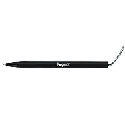 5 Piece PM Company 05058 Black Ink with Black Barrel Medium Point Snap-On Ballpoint Replacement Pen for Preventa Standard Counter Pen