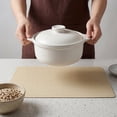 thumbnail image 4 of Unique Bargains 4pcs Faux Leather Washable Placemats Beige/Blue 17.7"x11.8", 4 of 6