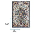 thumbnail image 3 of Livabliss Harput Vintage Medallion Area Rug,2' x 2'11",Dark Blue, 3 of 9