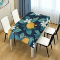 thumbnail image 4 of Yayeee Tablecloths 60" x 108" Rectangle Wrinkle Resistant Party Table Cover, Lemon Leaves, 4 of 8