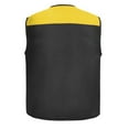 thumbnail image 6 of TOPTIE Adult Supermarket Volunteer Vest Travel Safari Multi-pocket Waistcoat-Black Yellow-S, 6 of 9