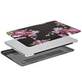 thumbnail image 4 of Mosiso Plastic Pattern Hard Case with Keyboard Cover with Screen Protector Only for MacBook Pro Retina 13 Inch No CD-Rom (A1502/A1425, Version 2015/2014/2013/end 2012), Peony, 4 of 7