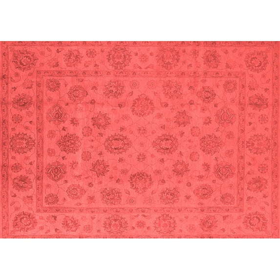 Ahgly Company Indoor Rectangle Oriental Red Traditional Area Rugs, 2' x 3'