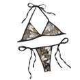 thumbnail image 5 of Levmjia Women Lace Lingerie Set Halter Neck Adjustable Tie Straps Sheer Two Piece Soft Lightweight Outfit Honeymoon Anniversary Private Bedroom Romantic Night, 5 of 5