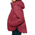 thumbnail image 4 of RQYYD Womens Oversized Puffer Jacket Pullover Quilted Lightweight Jackets Fall Winter Warm Coat Dolman Zip Up Hoodies Padded Coats, 4 of 7