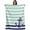 Aqua, variant on Anchor Aqua Blanket Soft Cozy Warm Throw Blanket for Couch, Plush Fuzzy Flannel Fleece Blankets for Sofa, Modern Navy Blue White Striped Nautical Bed Blankets Lightweight Gifts for Women, 30"x40"