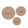 thumbnail image 2 of PAMINGONO 3Pcs Pottery Wooden Paddle Khaki Round for Hobbyists Clay Shaping 12.00X12.00X0.90in, 2 of 8