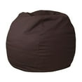 thumbnail image 1 of Small Solid Brown Kids Bean Bag Chair, 1 of 9
