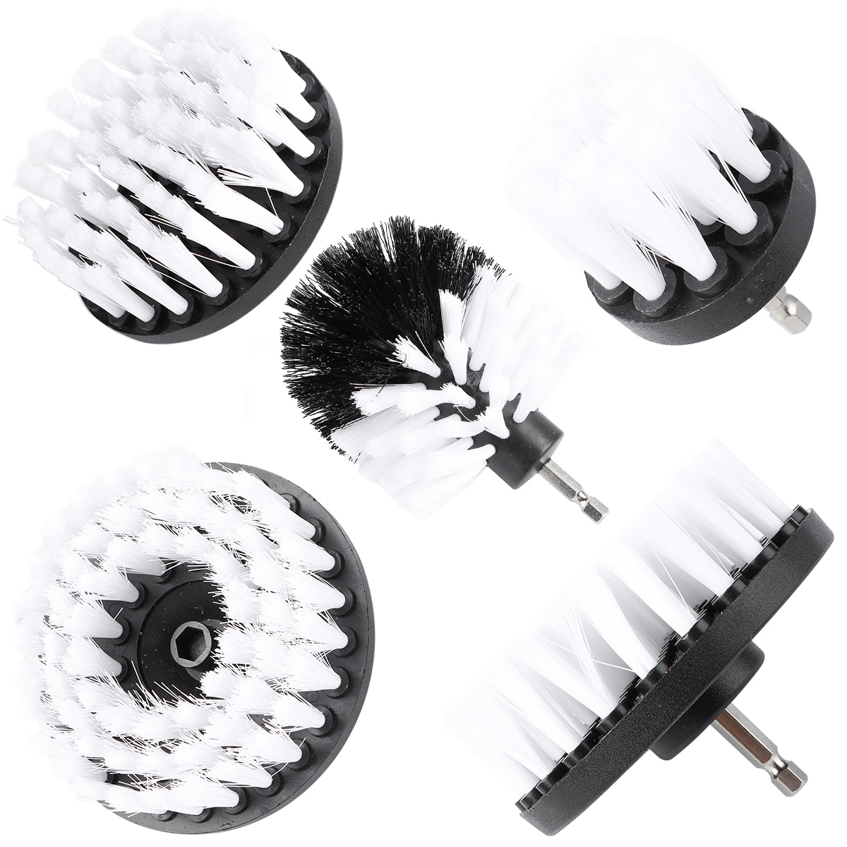 Brush Drill Brush Cleaning Car Kit Detailing Set Scrubber Electric