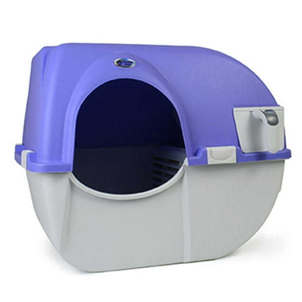 Litter box that top you roll to clean