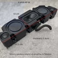 thumbnail image 4 of Altavoces Pasivos Bidireccionales de Alta Fidelidad con Triple Controlador, Diafragmas de Graves Dobles y Tweeters Dobles de Alcance para Audio en Casa o Estudio., 4 of 7