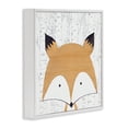 thumbnail image 2 of Stupell Industries Cottage Whimsical Fox on Birch White Framed Giclee Art, 12 x 12, by Kim Allen, 2 of 7