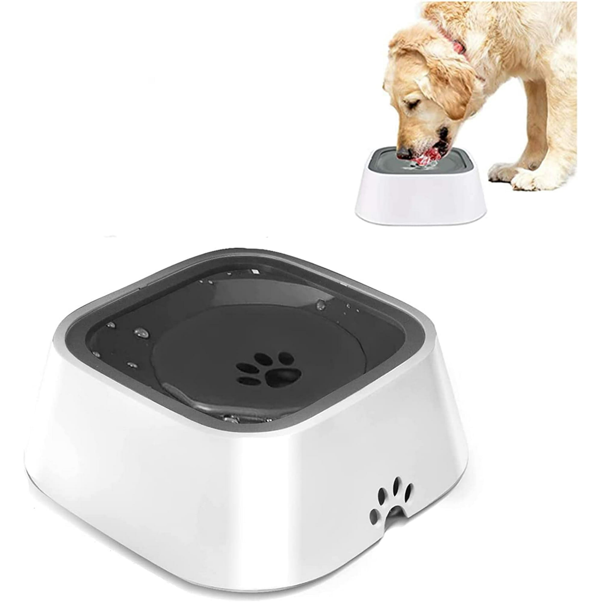 Yaohui Dog Waterer Splash Free Bowl No Spill Vehicle carried Slow Feeder Water Dog Bowl No Slip For Pets Water Dispenser Yh