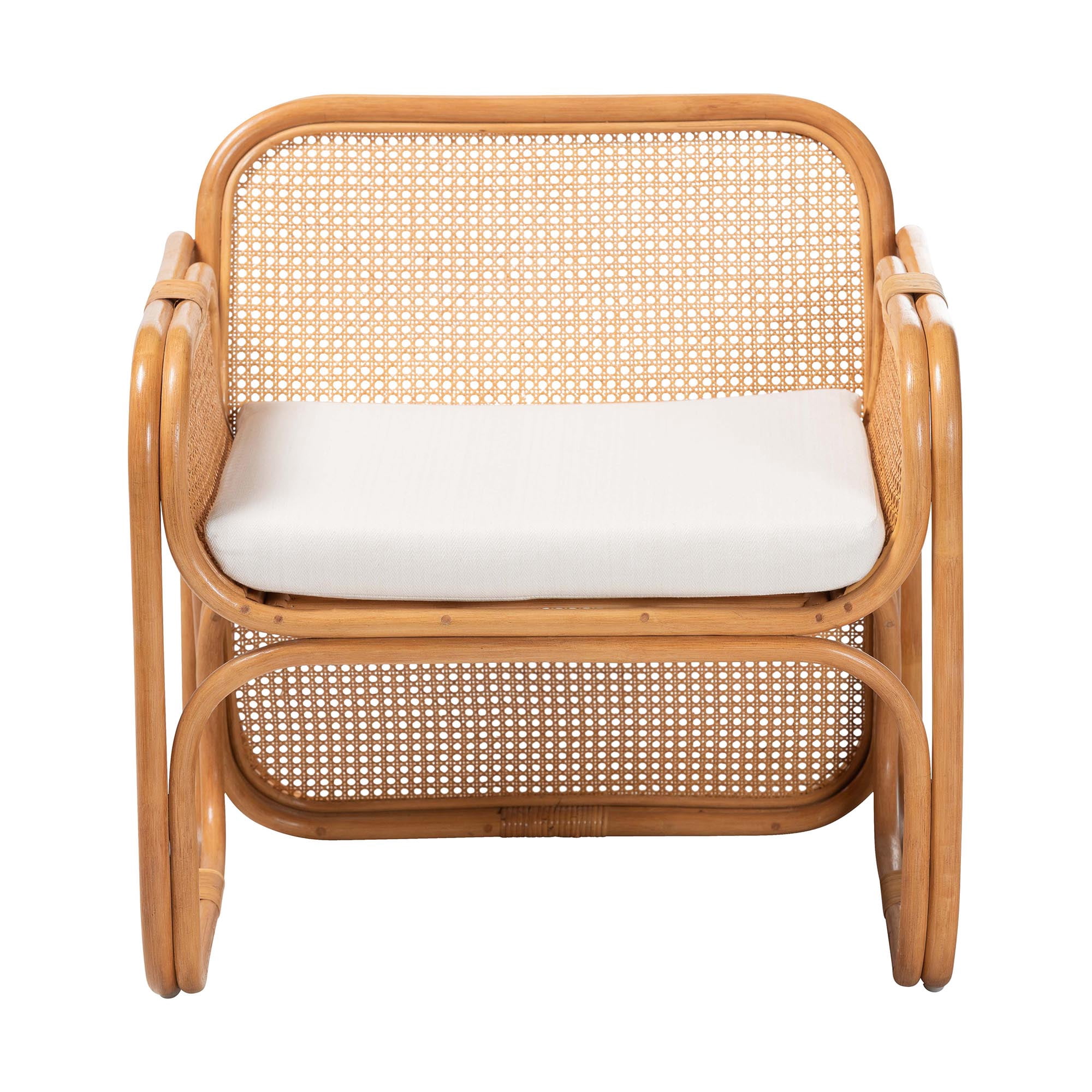 bali & pari Cambridge Boho Armchair, Light Honey