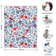 thumbnail image 4 of Pioneer Flower Floral Print Pattern Blanket,Comfortable Soft Flannel Throw Blanket,All Season,Warm Lightweight Blankets for Sofa Bed Couch Living Room Chair,30"x40", 4 of 4